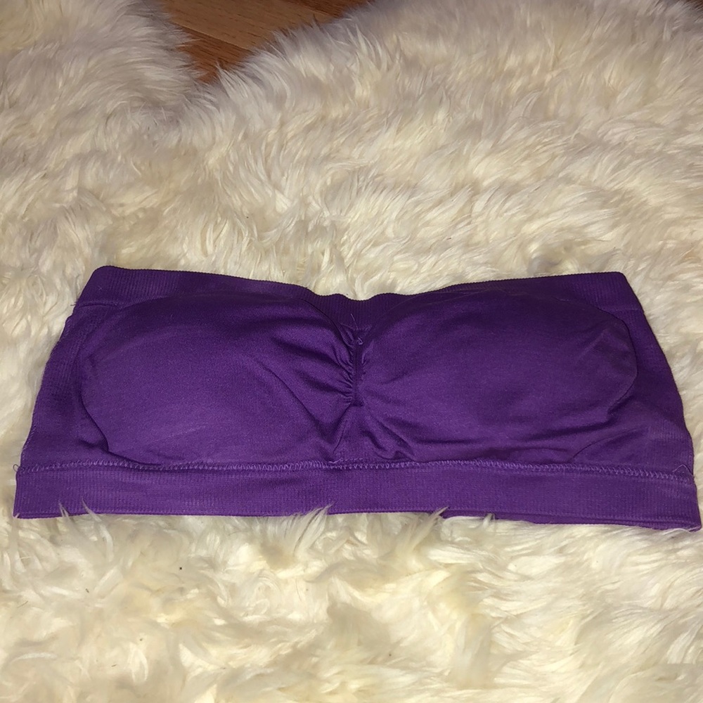Victoria’s Secret purple stretch bandeaus